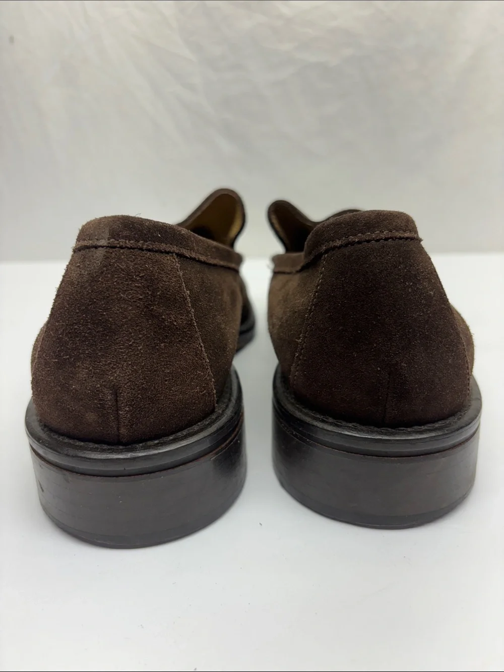 J. Crew Men's Brown Suede Slip-On Loafers, SZ 9, box 30